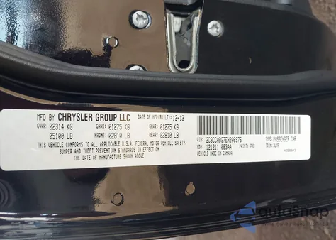 2014 Chrysler 300 300S from USA, damaged, VIN 2C3CCABG7EH206976